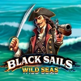 Logo of Black Sails Wild Seas from Infinity Dragon Studios at Night Luck Casino