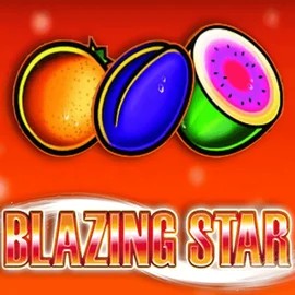 Logo of Blazing Star from Merkur Gaming at Night Luck Casino