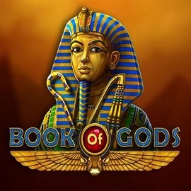 Book of Gods slot logo by BF Games at Night Luck CasinoBook of Gods
