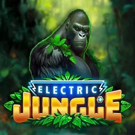 Electric Jungle slot logo by Atomic Slot Lab at Night Luck CasinoElectric Jungle