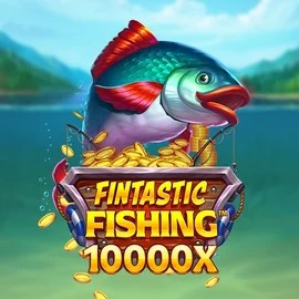 Fintastic Fishing slot logo by Foxium at Night Luck CasinoFintastic Fishing