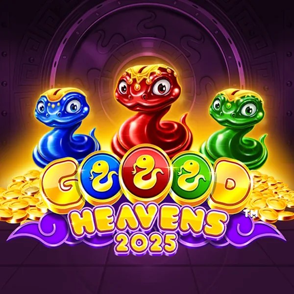 Goood Heavens logo by Rarestone Gaming at Night Luck CasinoGoood Heavens