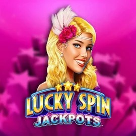 Lucky Spin Jackpots logo by Novomatic at Night Luck Casino