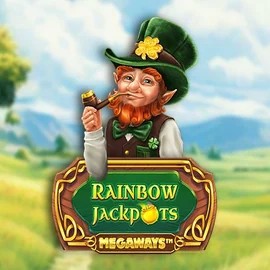 Rainbow Jackpots Megaways game by Red Tiger Gaming – logo hosted on Night Luck Casino