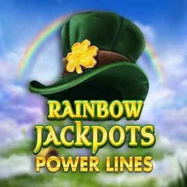 Rainbow Jackpots Power Lines logo by Red Tiger Gaming Night Luck Casino