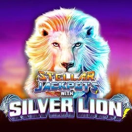 Stellar Jackpots with Silver Lion logo – Jackpots by Lightning Box Game at Night Luck Casino