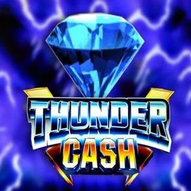 Thunder Cash slot logo by Novomatic at Night Luck CasinoThunder Cash