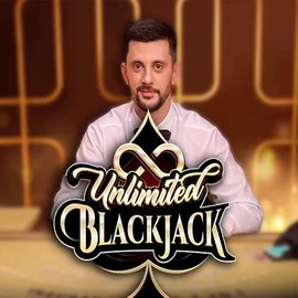 Logo of Unlimited Blackjack from Ezugi at Night Luck Casino